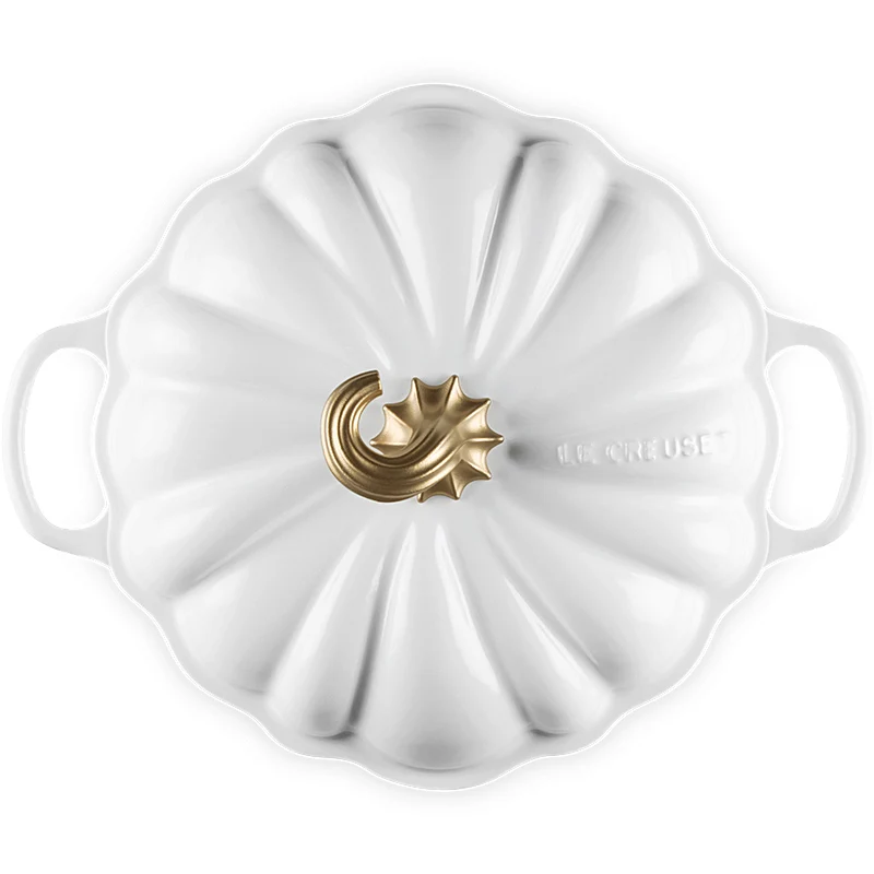 Le Creuset Kürbis-Bräter Signature 24 cm White