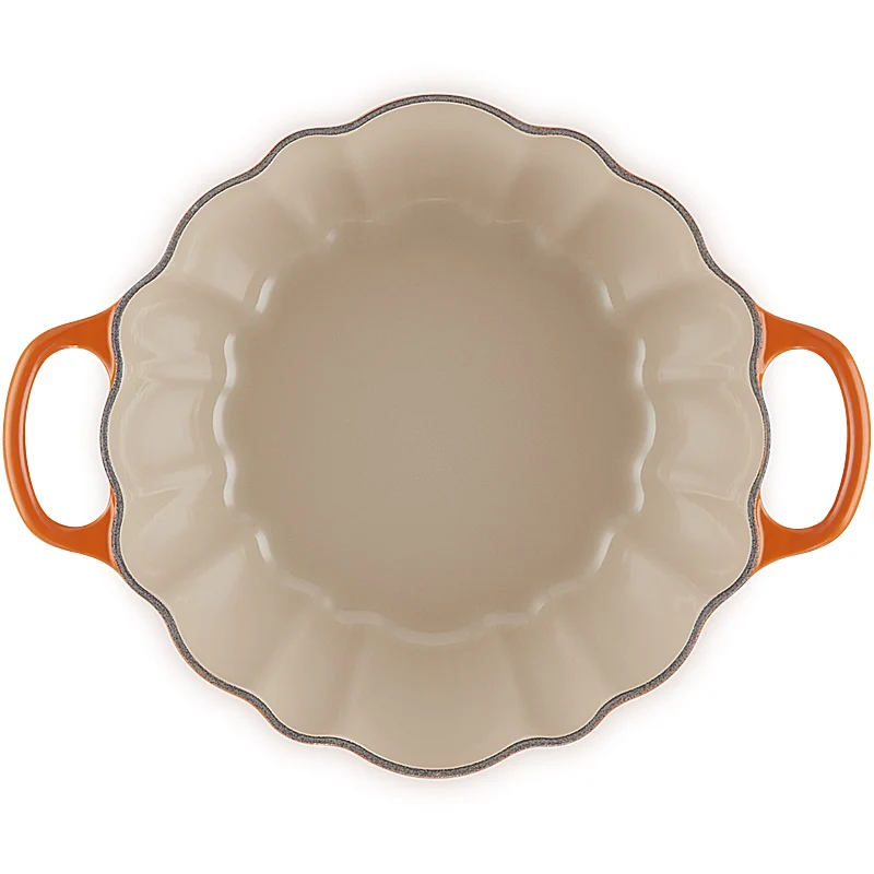 Le Creuset Kürbis-Bräter Signature 24 cm Ofenrot