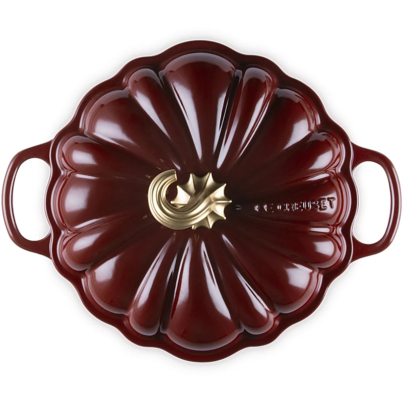 Le Creuset Kürbis-Bräter Signature 24 cm Garnet