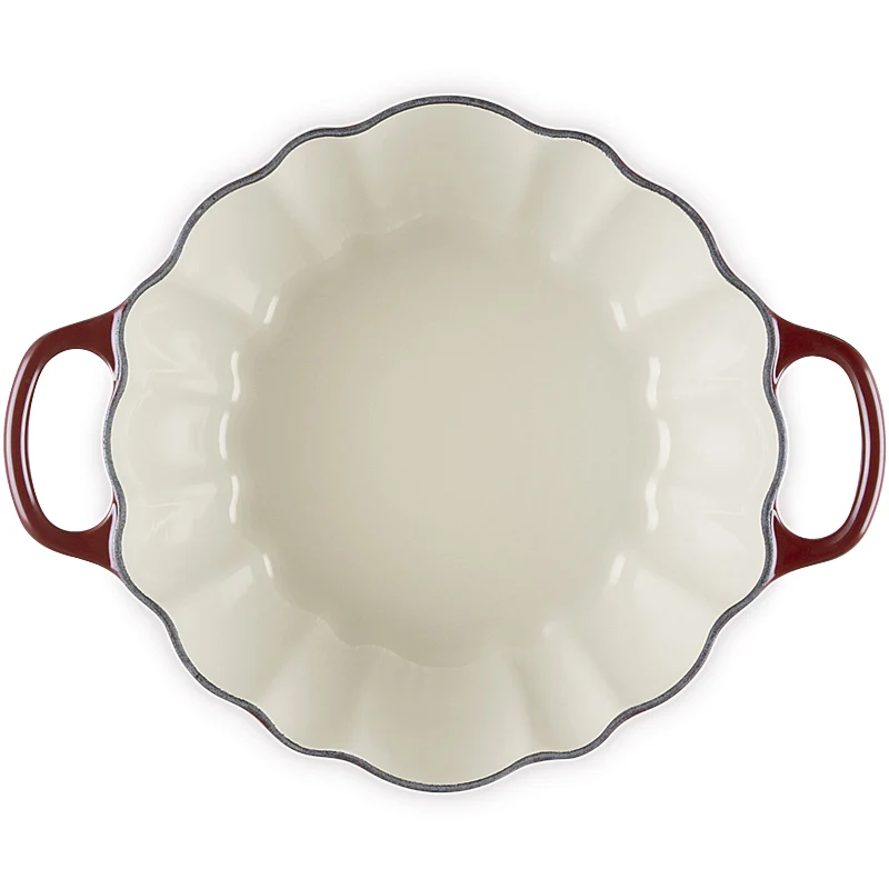 Le Creuset Kürbis-Bräter Signature 24 cm Garnet