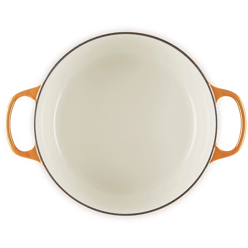 Le Creuset Bräter Signature rund 20 cm Flamme Dorée
