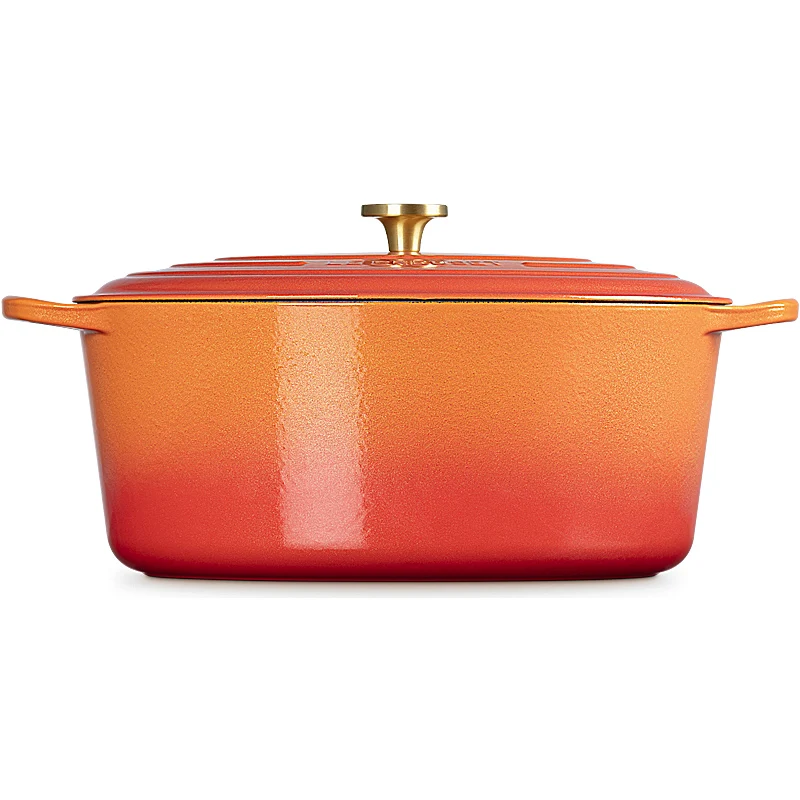 Le Creuset Bräter Signature oval 29 cm Flamme Dorée