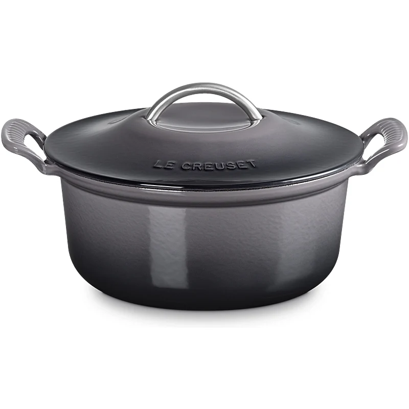Le Creuset Bräter rund Modern Heritage 26 cm Flint