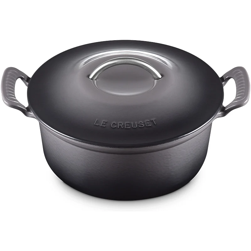 Le Creuset Bräter rund Modern Heritage 26 cm Flint