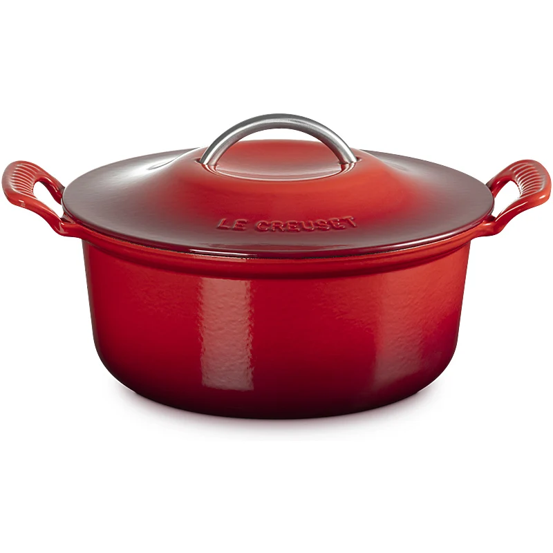 Le Creuset Bräter rund Modern Heritage 26 cm Kirschrot