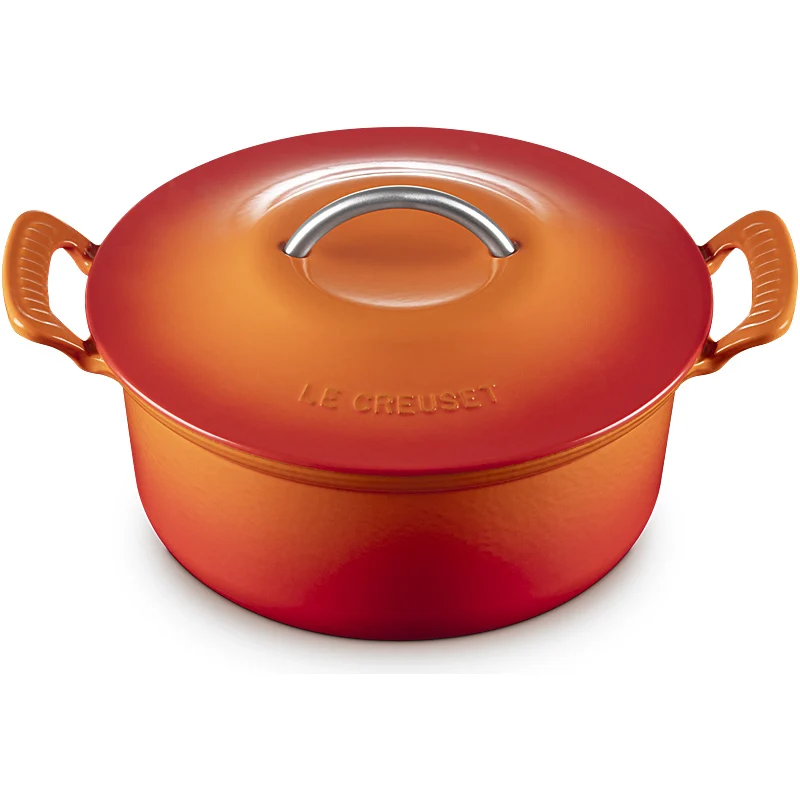 Le Creuset Bräter rund Modern Heritage 26 cm Ofenrot