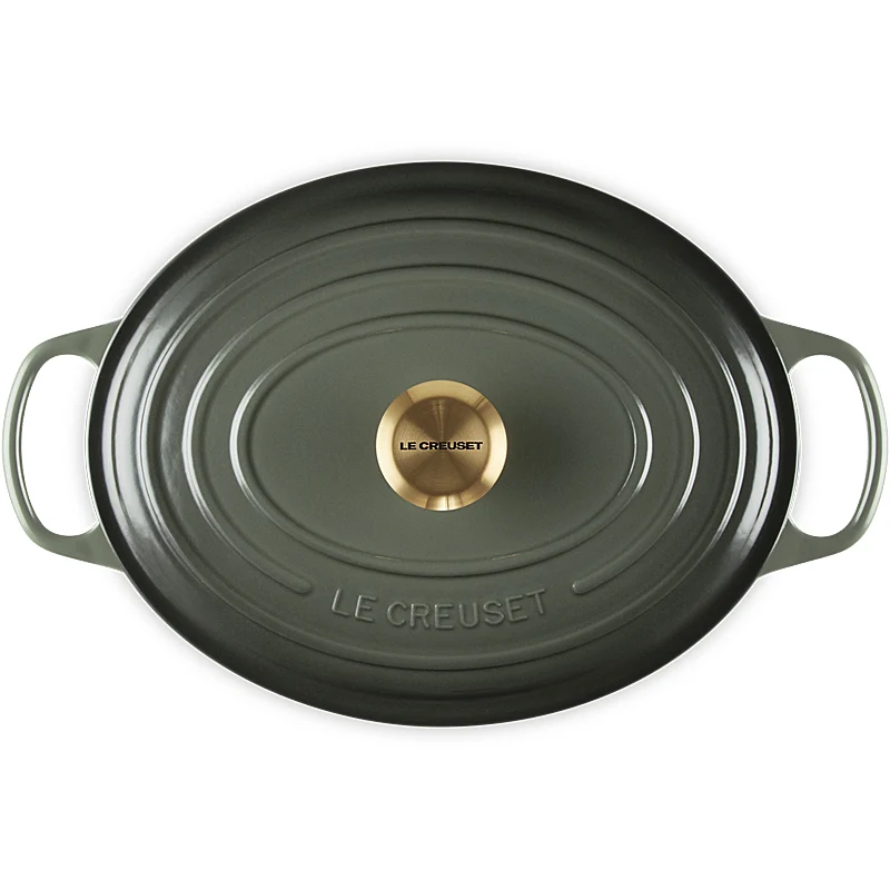 Le Creuset Bräter Signature oval 31 cm Thyme