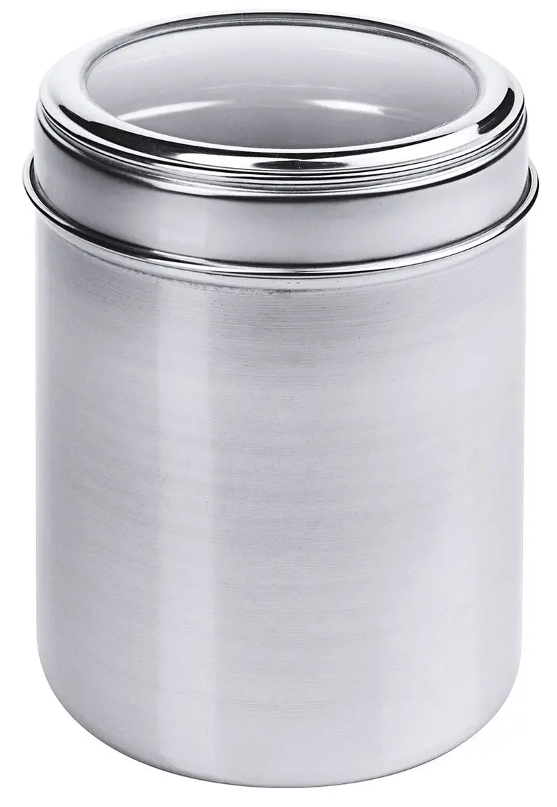Edelstahl Vorratsdose mit Sichtdeckel 0,5-4,5 Liter