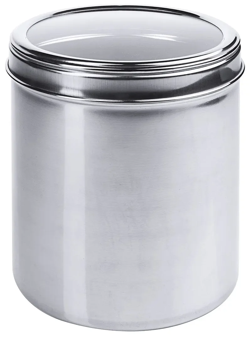 Edelstahl Vorratsdose mit Sichtdeckel 0,5-4,5 Liter