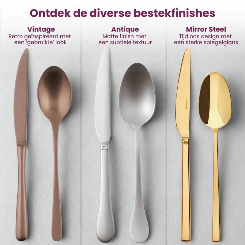 Sambonet Besteckset Rock - Edelstahl - 36-teilig / 6 Personen