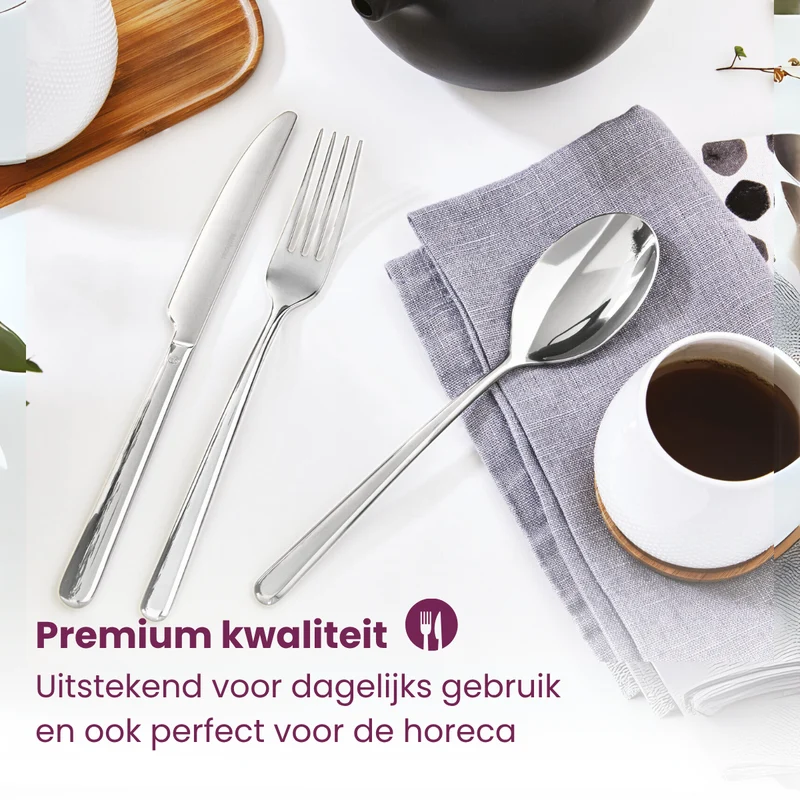 Sambonet Besteckset Linear - Edelstahl - 36-teilig / 6 Personen