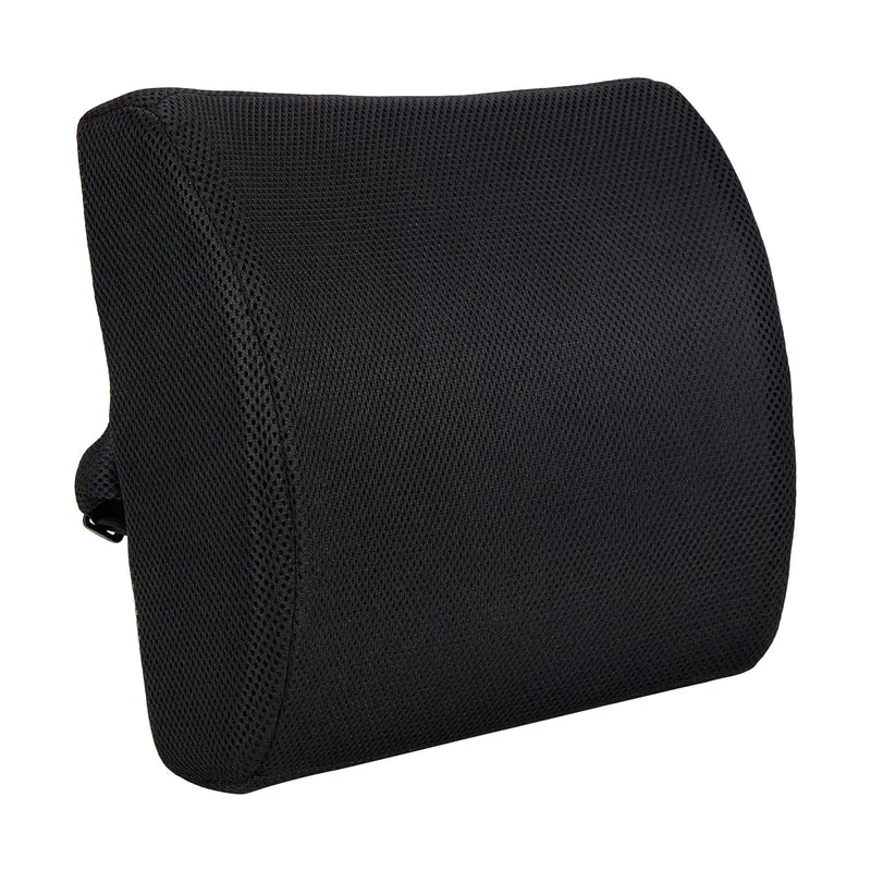 Promedix Memory Foam Lumbar Pillow, 34x31x12 cm, foam density: 50D, PR-216