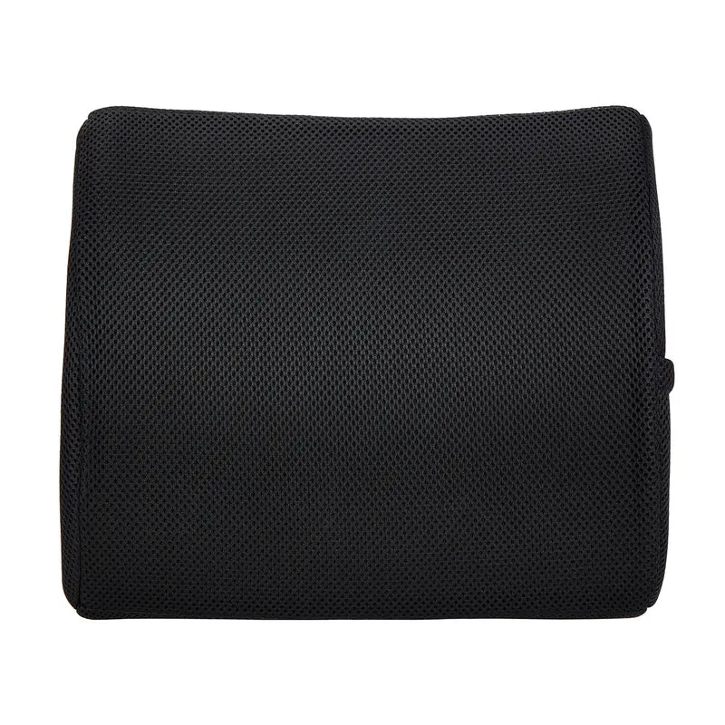 Promedix Memory Foam Lumbar Pillow, 34x31x12 cm, foam density: 50D, PR-216