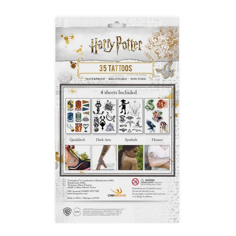 Harry Potter Tattoos 35-er Set