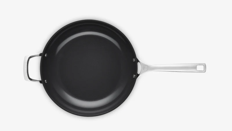 Le Creuset Essential Keramik-Antihaft Pfanne hoch 28 cm mit Gegengriff