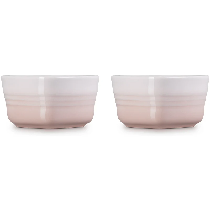 Le Creuset Herzförmchen 300 ml 2er-Set Shell Pink