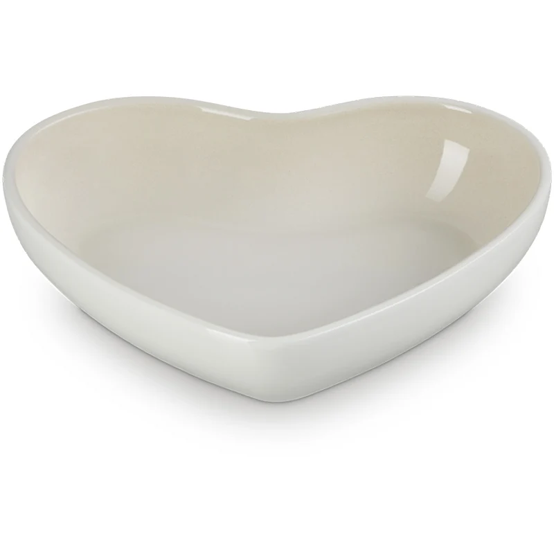 Le Creuset Schüssel Herzform 650 ml Meringue
