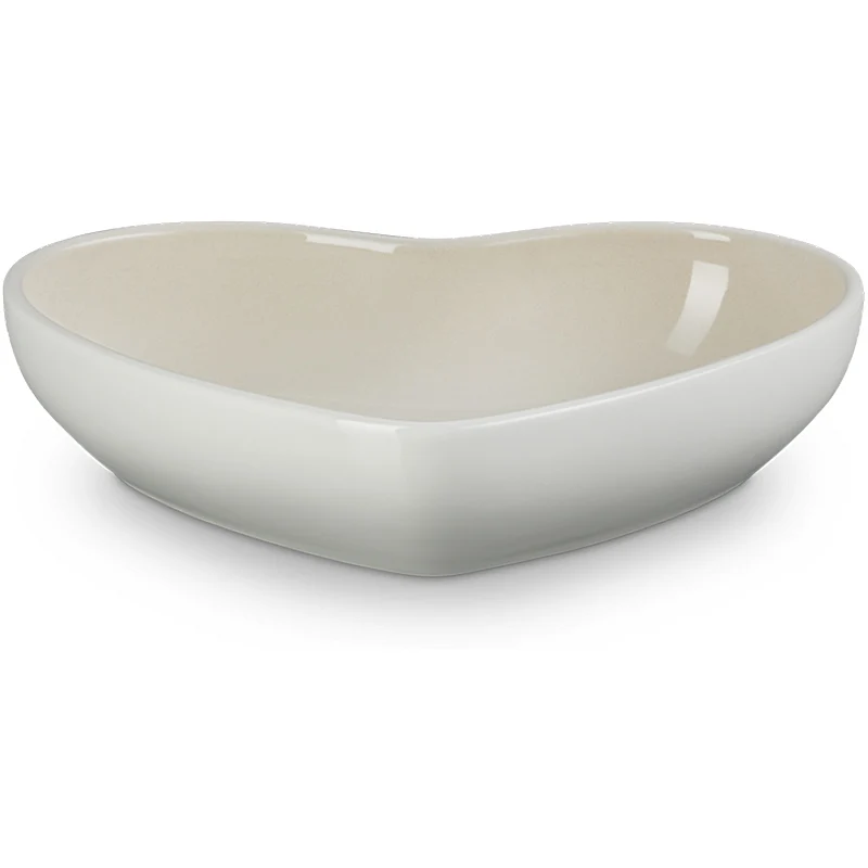 Le Creuset Schüssel Herzform 650 ml Meringue
