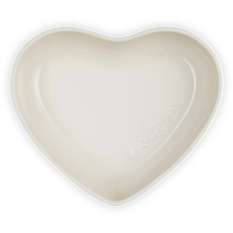 Le Creuset Schüssel Herzform 650 ml Meringue