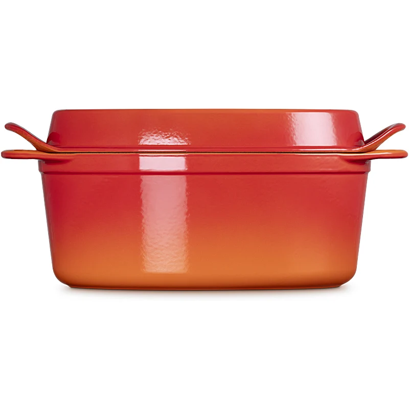 Le Creuset Bräter Doufeu oval 32 cm Ofenrot