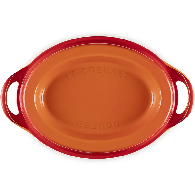 Le Creuset Bräter Doufeu oval 32 cm Ofenrot