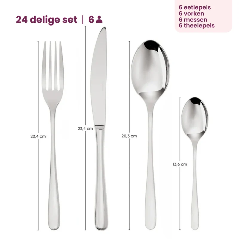 Sambonet Besteckset Taste - Vintage Kupfer - 24-teilig / 6 Personen