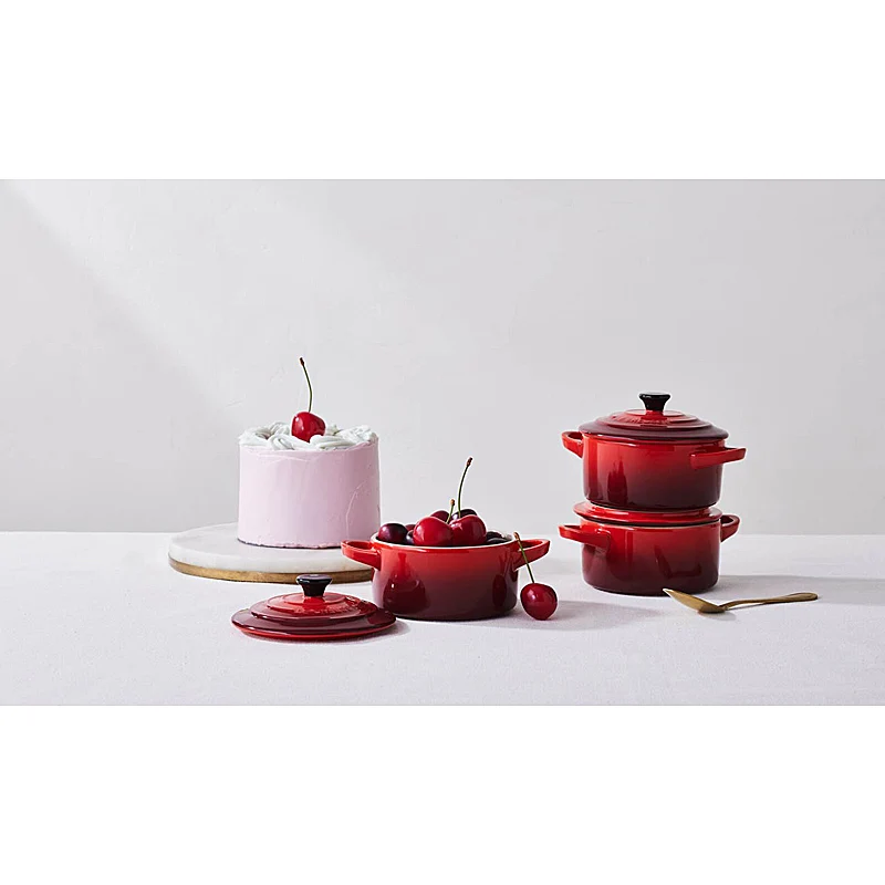 Le Creuset Mini Cocotte 10 cm Kirschrot