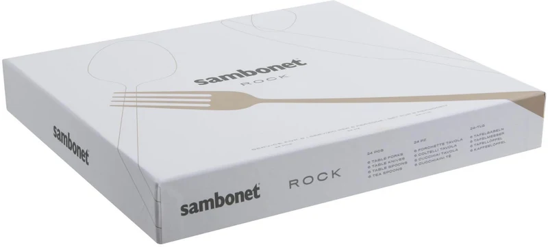 Sambonet Besteckset Rock - Gold - 24-teilig / 6 Personen