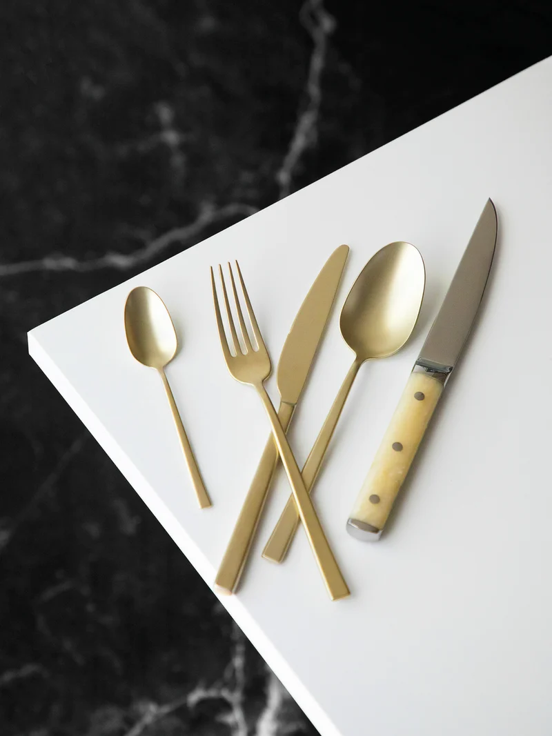 Sambonet Besteckset Rock - Antique Champagne - 60-teilig / 12 Personen