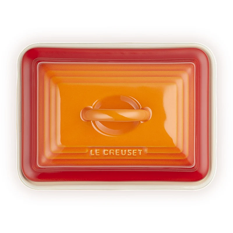 Le Creuset Butterdose Ofenrot