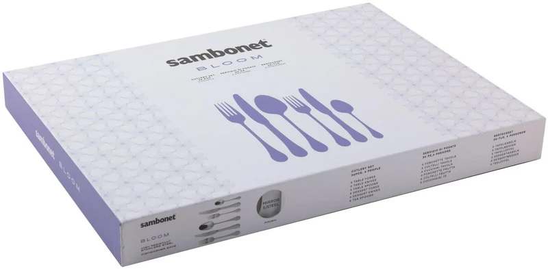 Sambonet Besteckset Bloom - Edelstahl - Monoblock - 36-teilig / 6 Personen