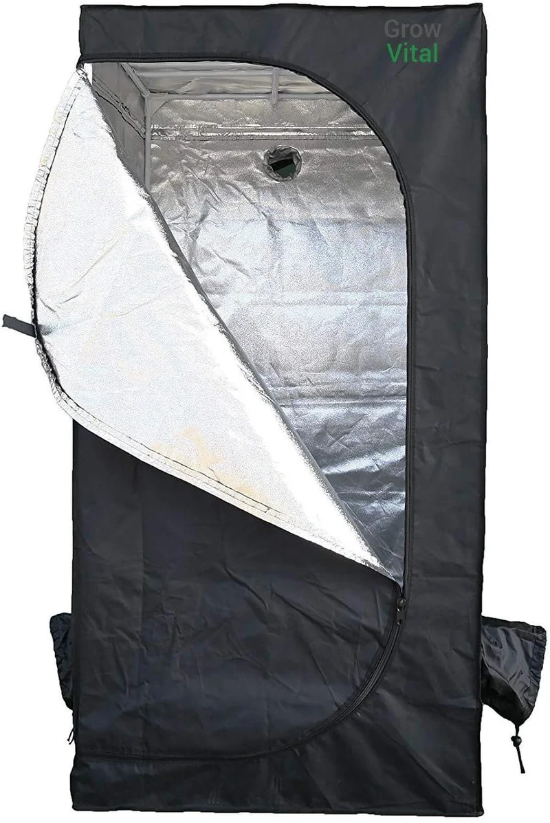 Lisbon Growzelt 80 * 80 * 180 / Grow Tent Growtent Pflanzzelt Growschrank Anbau Anbauzelt Lichtdicht