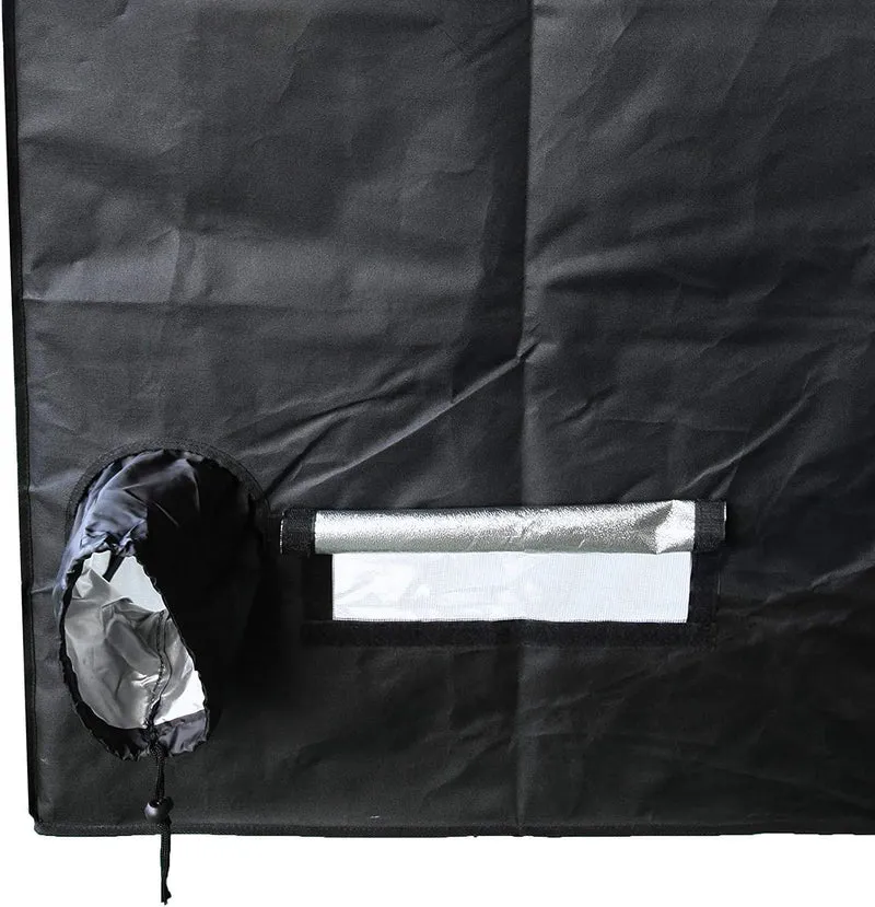 Lisbon Growzelt 80 * 80 * 180 / Grow Tent Growtent Pflanzzelt Growschrank Anbau Anbauzelt Lichtdicht