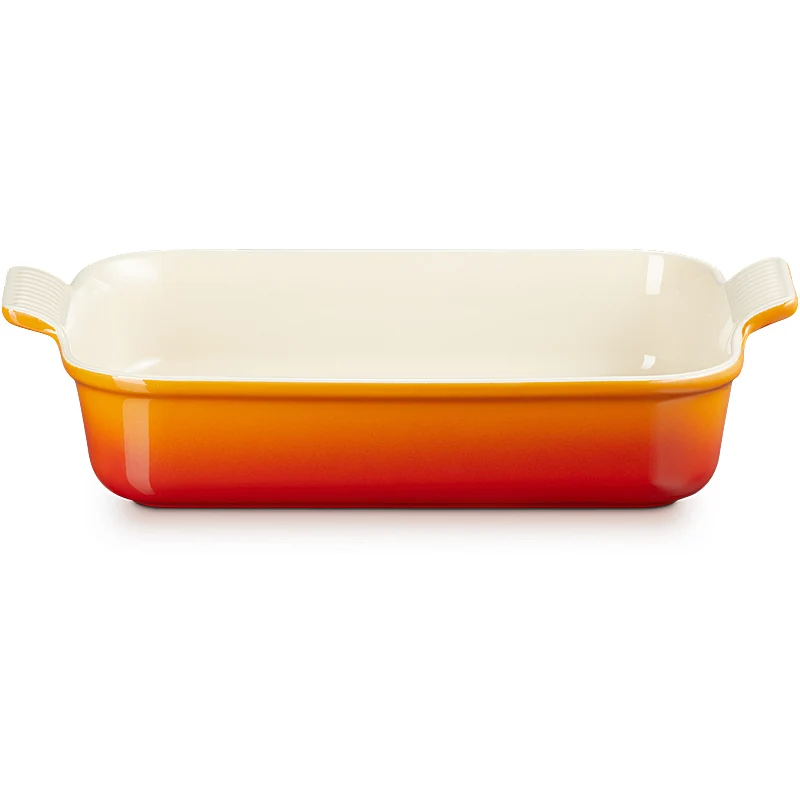 Le Creuset Auflaufform Tradition 26 cm Ofenrot