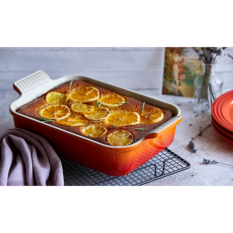 Le Creuset Auflaufform Tradition 26 cm Ofenrot