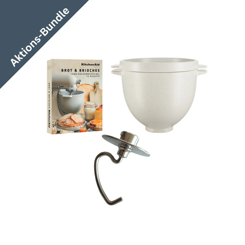 Süße Backträume - KitchenAid Brotschüssel + Brot&Brioche Backbuch + TschimmHook Paket