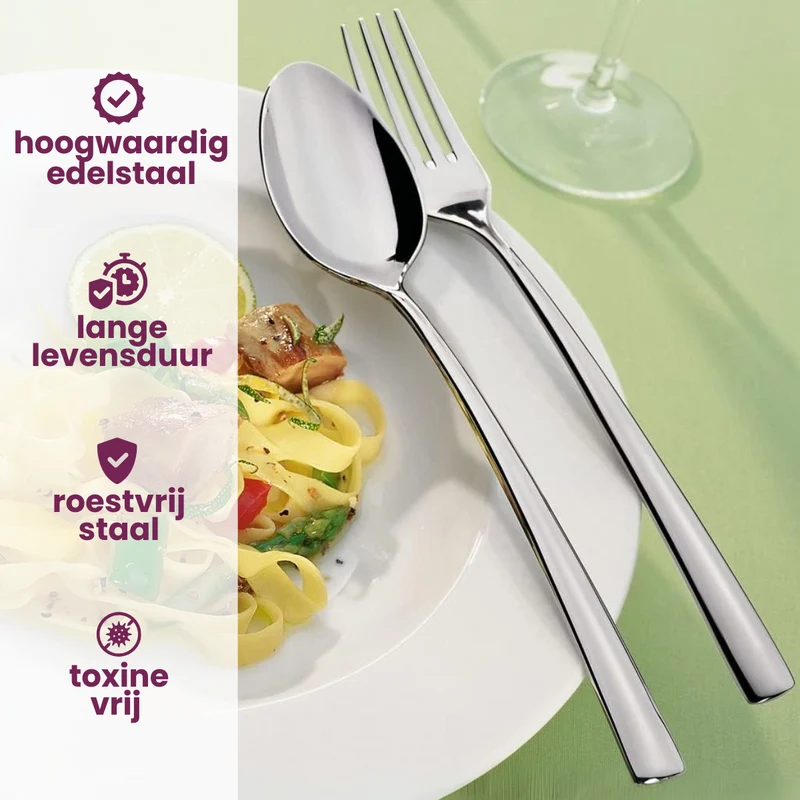 Villeroy & Boch Besteckset Piemont - 18/10 Edelstahl - 12-teilig / 3 Personen