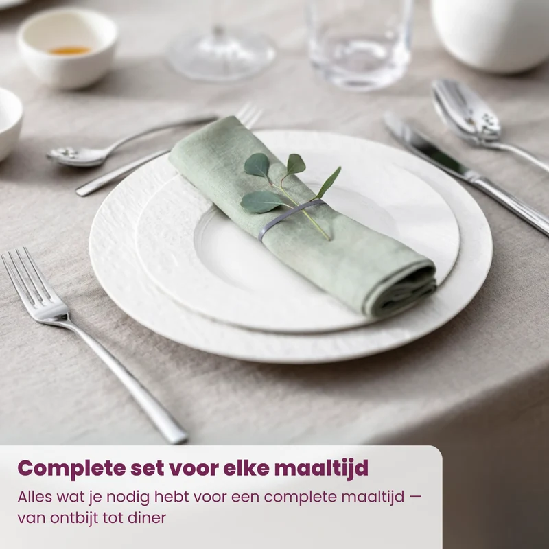 Villeroy & Boch Besteckset Piemont - 18/10 Edelstahl - 12-teilig / 3 Personen