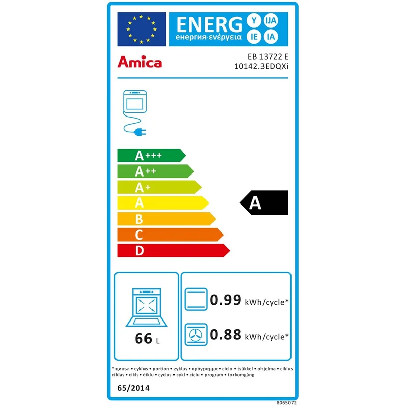 Amica EB-Backofen ScandiumDesign EB 13722 E