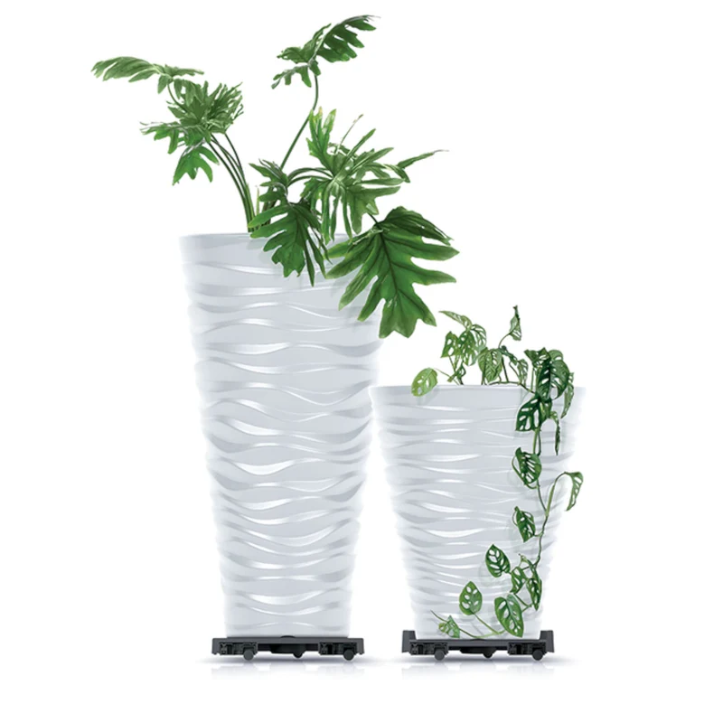 Prosperplast Mobile Saucer Round IPRR300-S433 Under Flower Pot Platform with Saucers