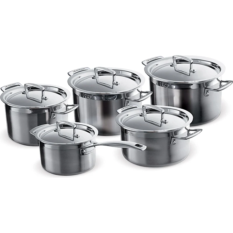 Le Creuset 3-ply Profi 5-teiliges Topfset