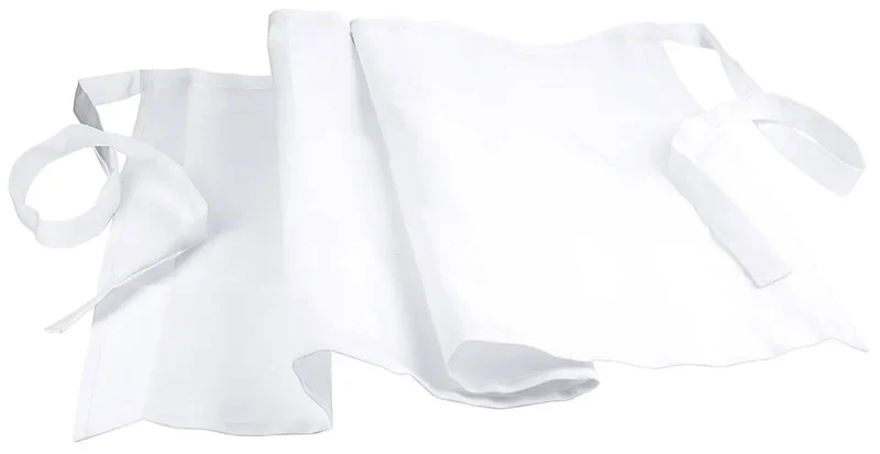 Bistro-Schürze / Vorbinder 50-80 cm Länge 3 Farben