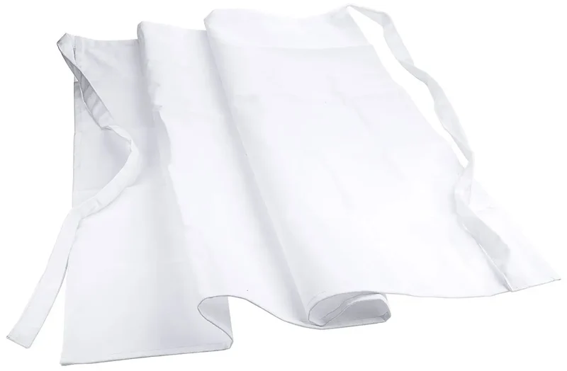 Bistro-Schürze / Vorbinder 50-80 cm Länge 3 Farben