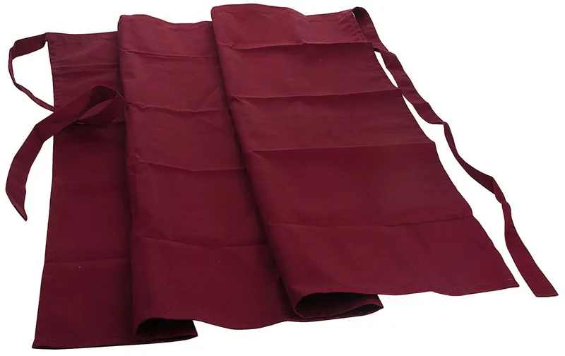 Bistro-Schürze / Vorbinder 50-80 cm Länge 3 Farben