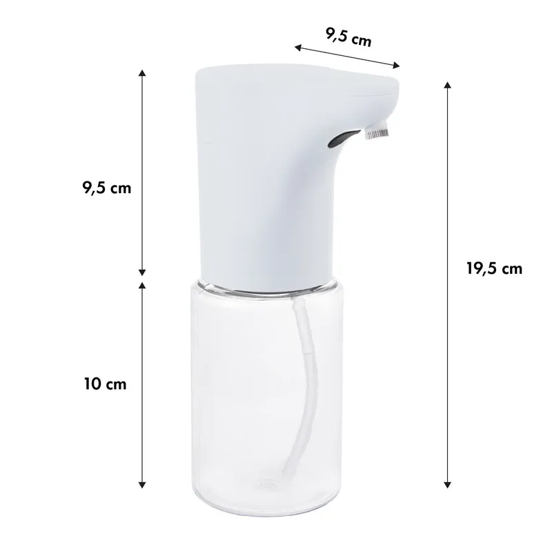 Promedix automatic dispenser, dispenser container for liquid soaps, disinfectant liquids, 300ml, 4xAA, white, PR-540 W