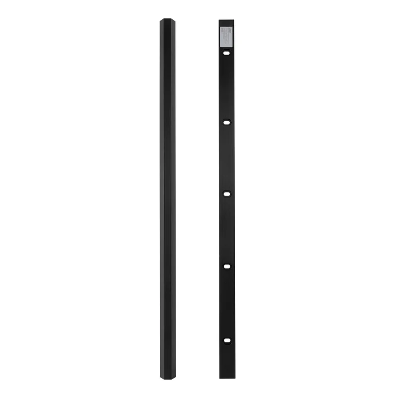 Maclean Aluminum Cable Cover Strip, 33x18x750 mm, Black, MCTV-897 B