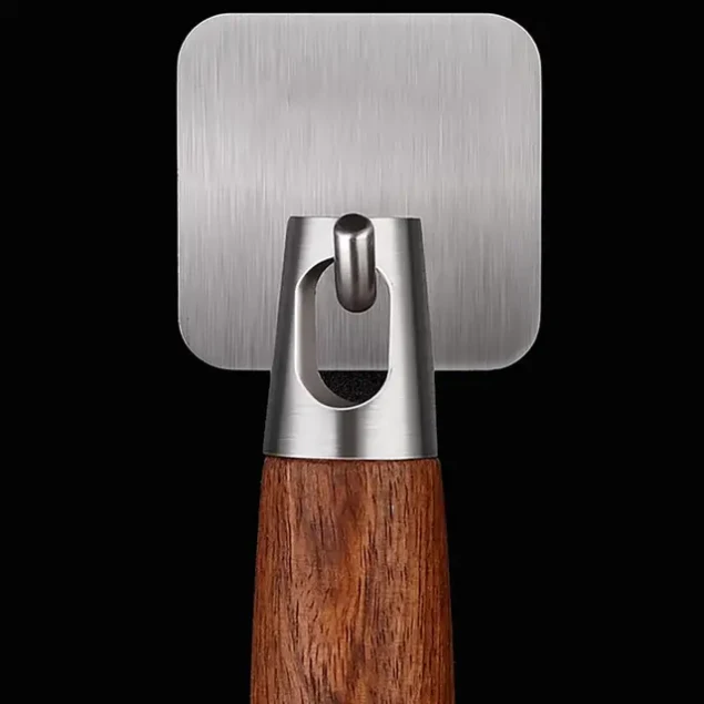 15 cm Stainless Steel Spider Strainer Ladle (Skimmer Spoon with Wooden Handle)