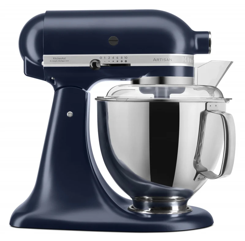 KitchenAid 4,8 L 5KSM175 Artisan Küchenmaschine Allrounderset mit Gemüseschneider+Fleischwolf+Spritzgebäckvorsatz