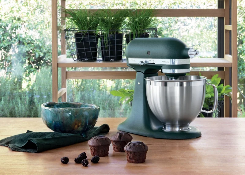 KitchenAid 4,8 L 5KSM185 Artisan Küchenmaschine Cookielover Artisan Fleischwolf+Spritzgebäck+Flexirührer