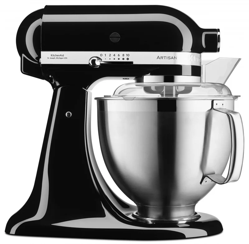 KitchenAid 4,8 L 5KSM185 Artisan Küchenmaschine Flexiset Artisan + Flexirührer